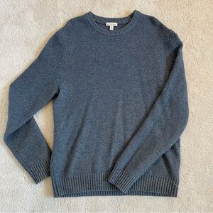 Vintage Gap Men’s lambswool blue crewneck sweater like new size XL
